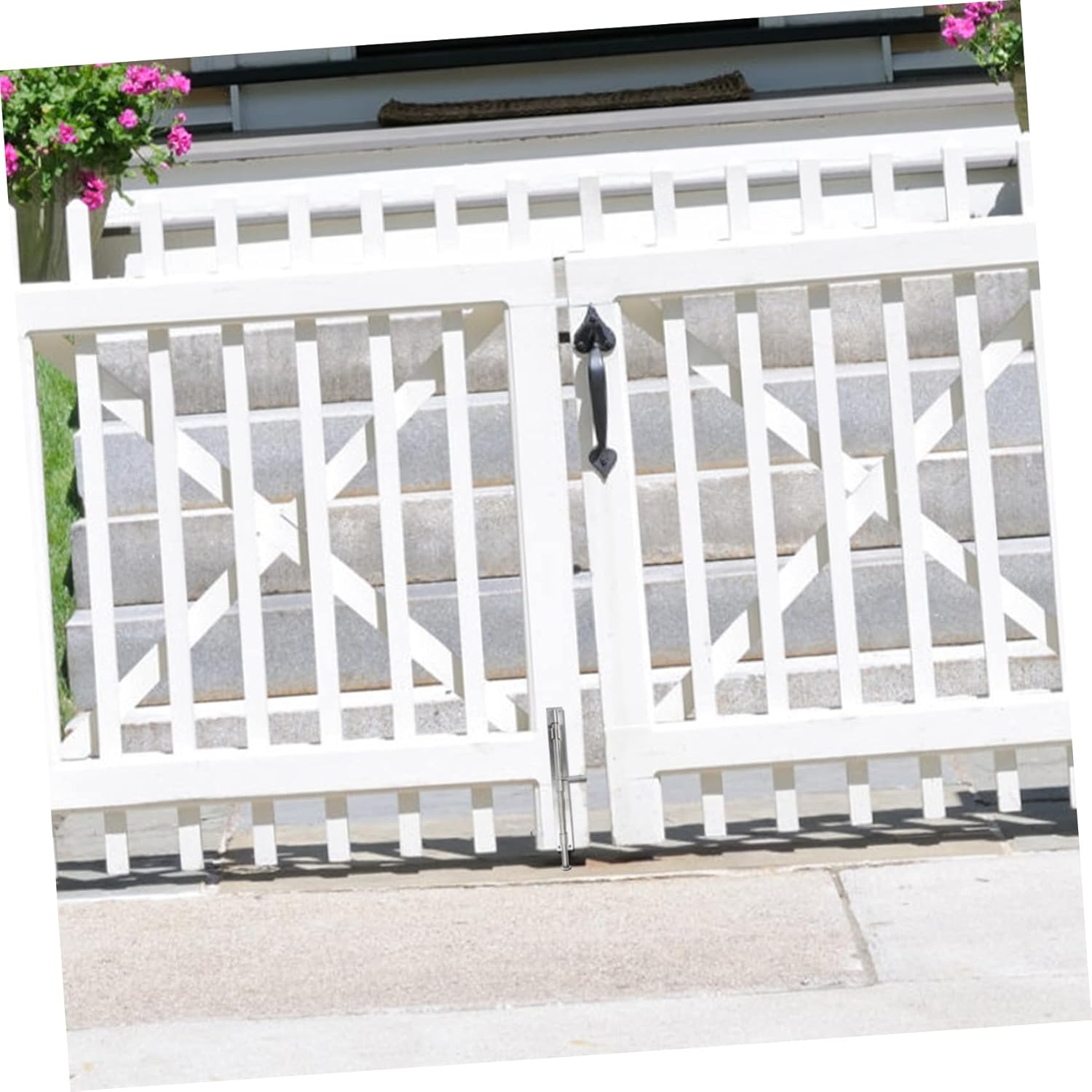 NUOBESTY 5pcs Heavy Duty Sliding Lock Door Bolt Latch Bolt for Outdoor Gates Sheds and Barn Doors Easy to Install Versatile Direction Mounting