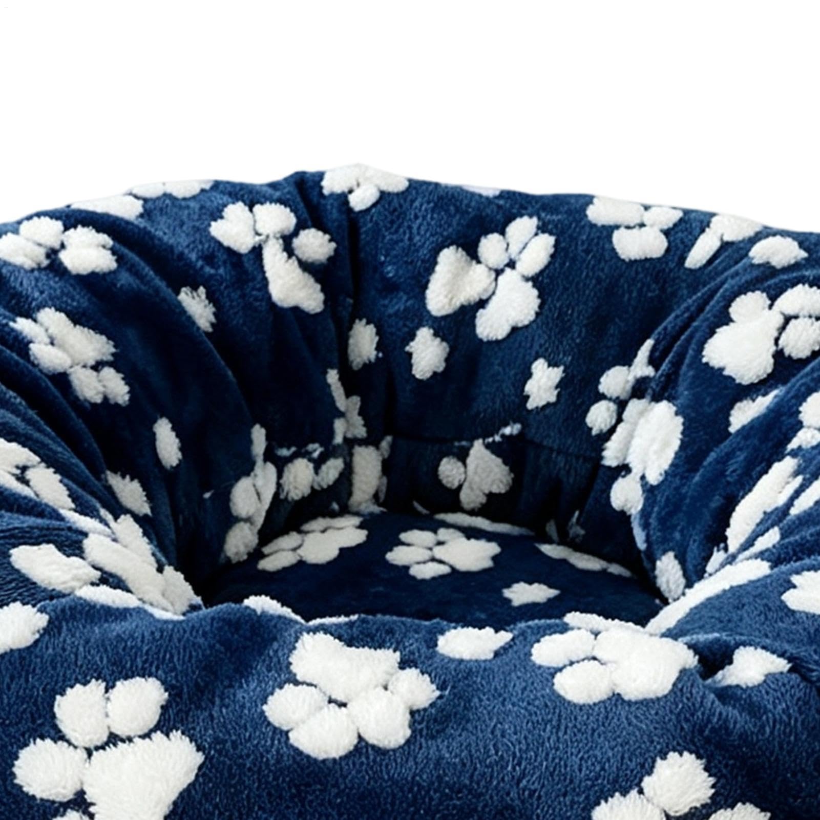 Generisch Donut para gatos, gran comodidad lavable con pelota de juego | Cueva para gatos Donut Cachorro Cama para Cachorros Conejo Mascotas Interior Piso Hogar Salón Dormitorio Balcón Esquina
