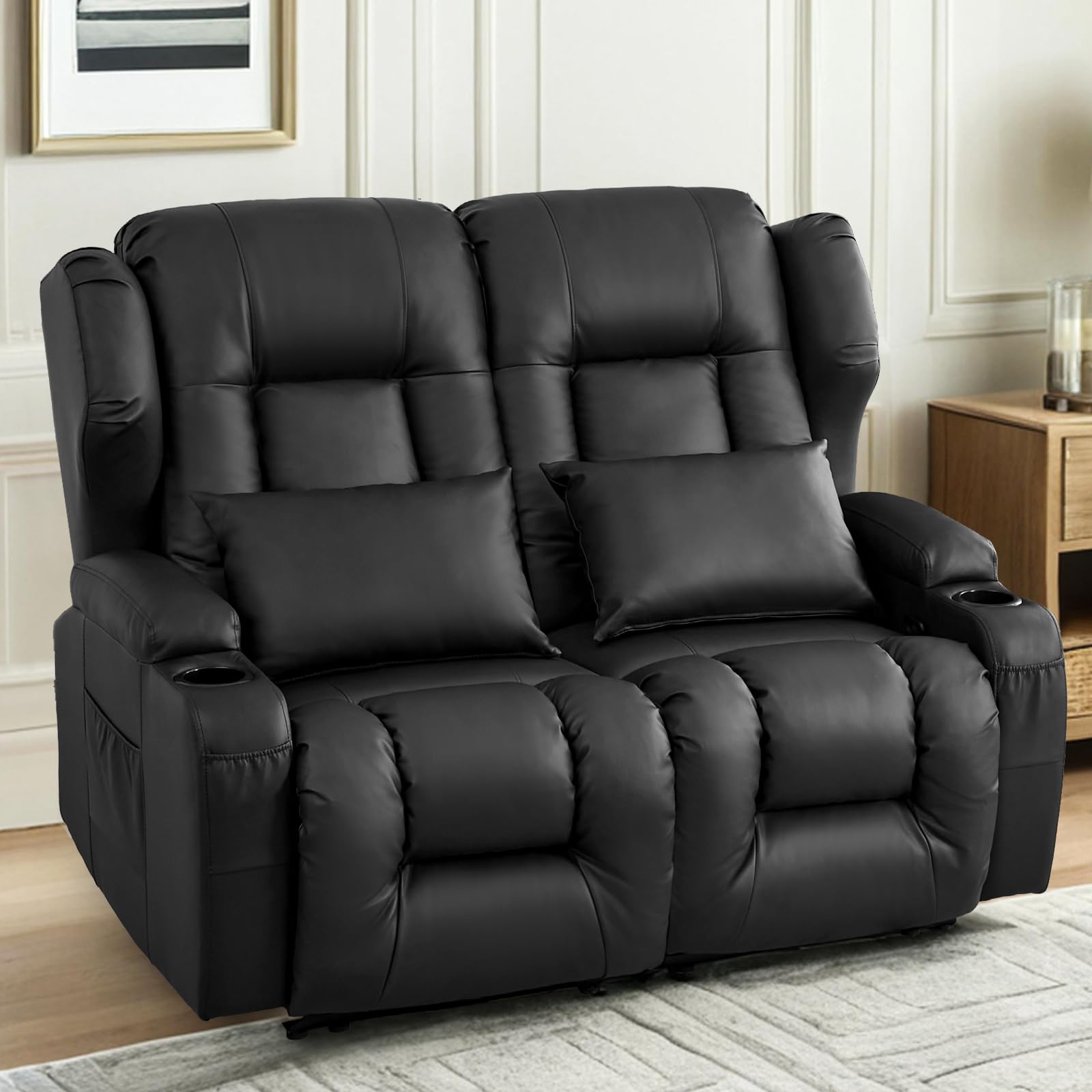 Wall Hugger Recliner Loveseat