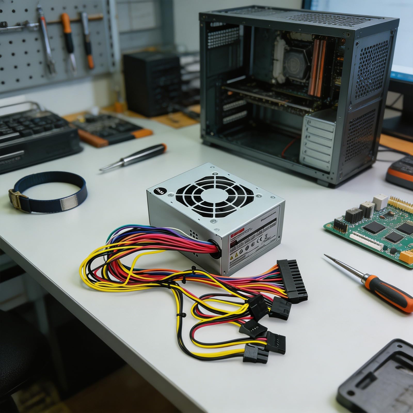 Affidabile Alimentatore per Computer MATX250 da 250 W per Case Piccole Dimensioni e Dotato funzioni Sicurezza Termica Alimentatore ITX