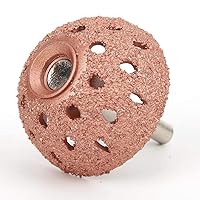 Vista 7 de 2 ruedas de pulido de tungsteno, tipo tazón, cabeza de molienda de acero de tungsteno para reparación de neumáticos, almohadilla de molienda