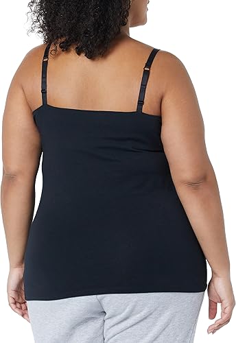 Miniatura 5 de Tienda Essentials Camisola de maternidad para mujer con correas ajustables y brasier integrado, paquete de 2