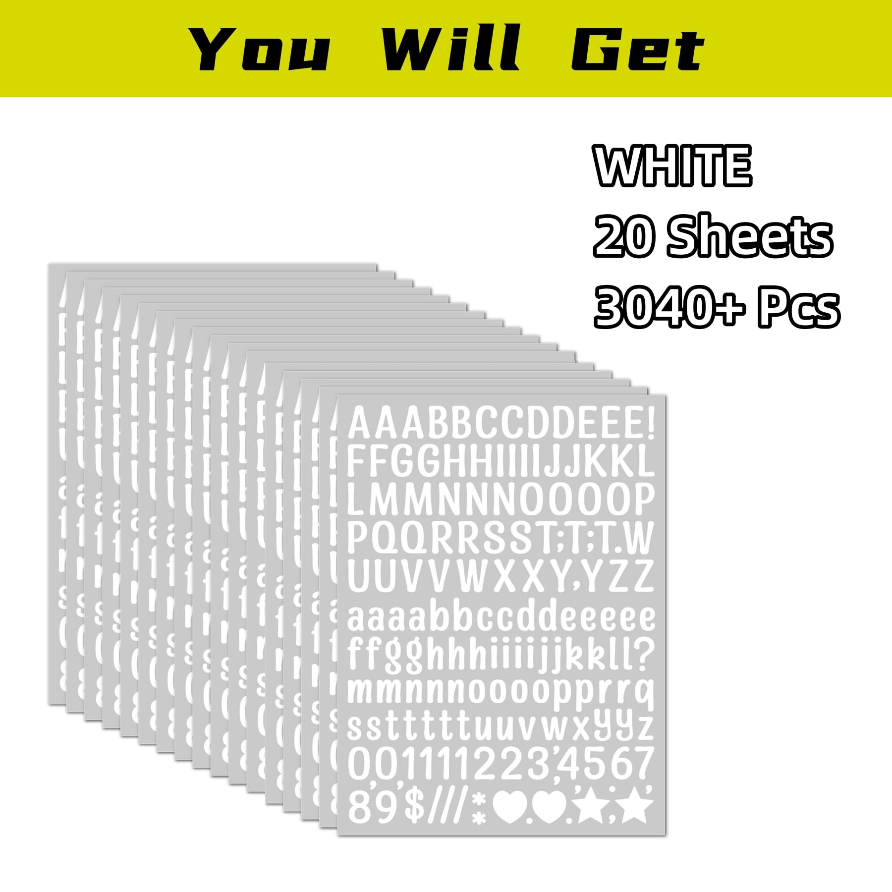 ADERTOS Lot De 15 Feuilles Autocollant A4 Vinyle Imperméable Imprimable