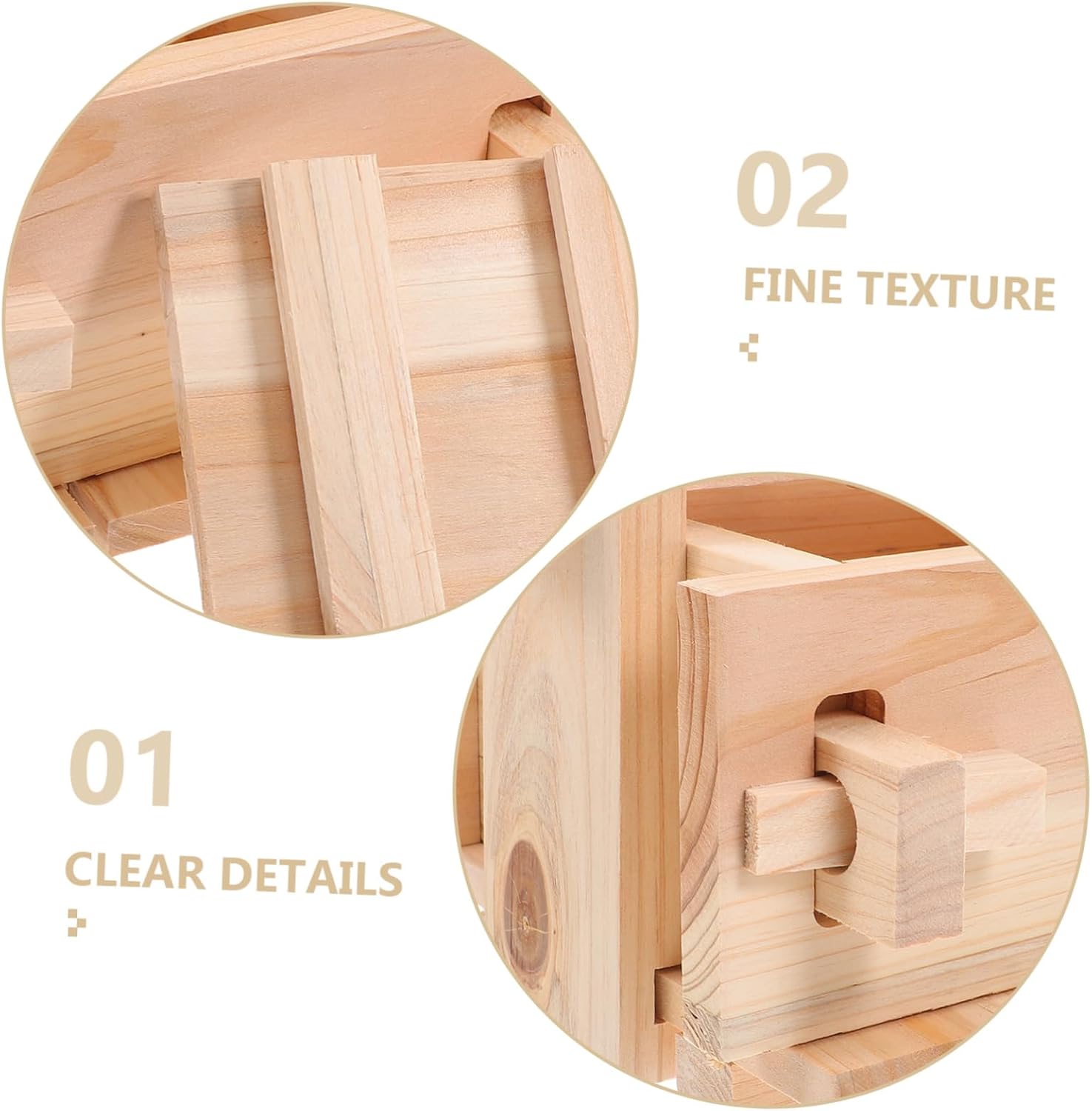 HEALLILY Tofu Maker: Tofu Making Kit - Wooden Cheese Maker Soybean Curd Press Mold Presser Hand Tool with Cheesecloth For DIY Bean Curd Cheese And Dessert Kitchen Tool