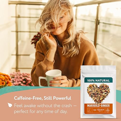 Miniatura 178 de Zhivana Organics - Té orgánico de bayas de espino blanco 16 onzas, para presión arterial alta, apoyo para la salud cardíaca y relajación