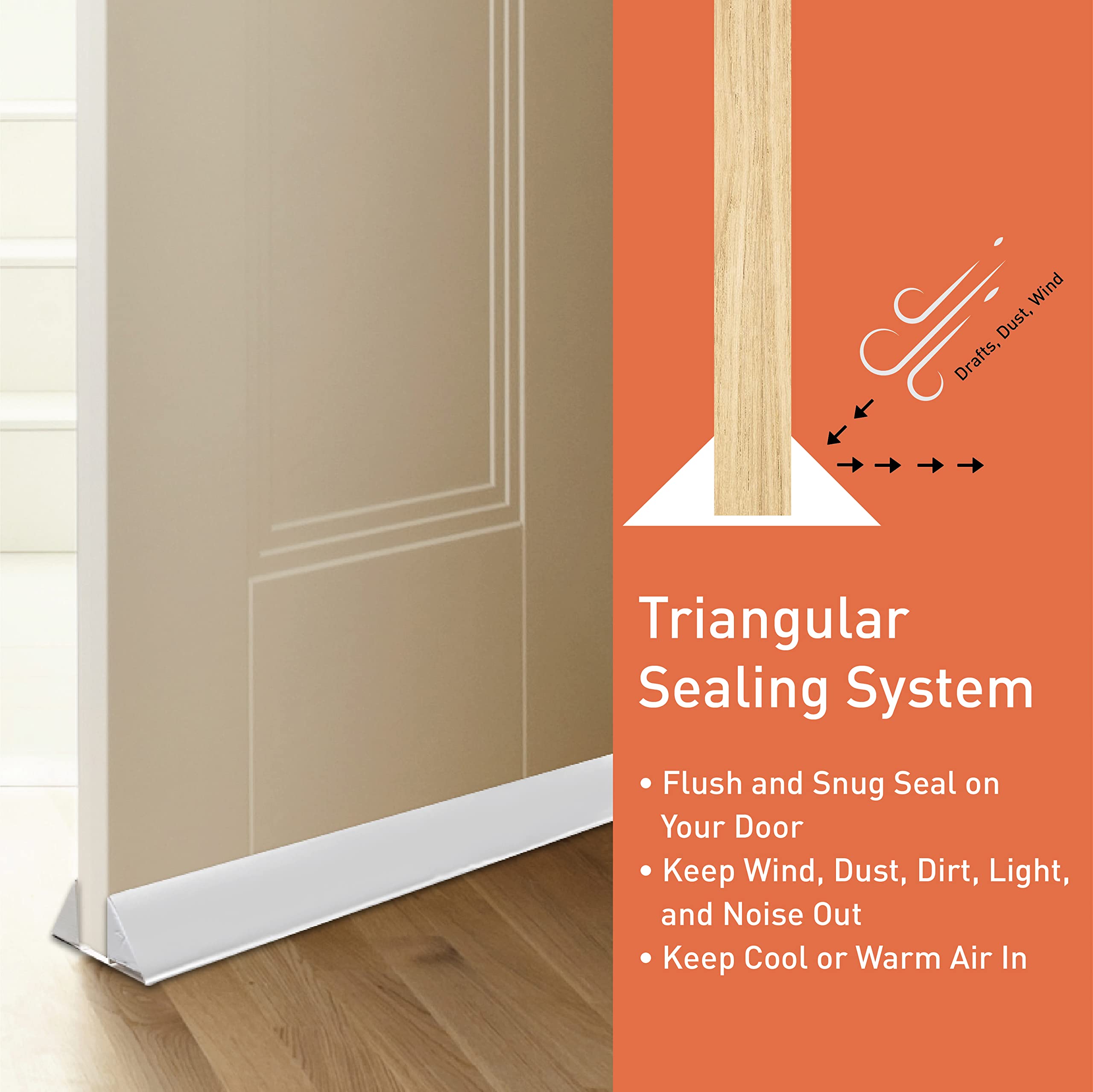 Buy Absolute Living Triangular Door Draft Stopper Snug and Flush