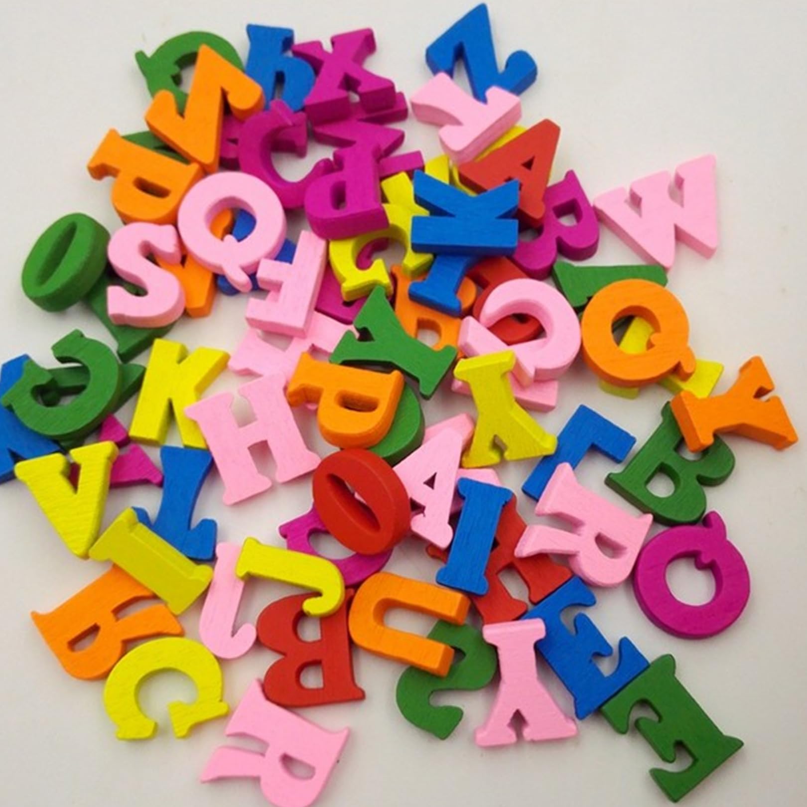 Letras Adhesivas Coloridas - 520 Pegatinas de Goma Espuma Autoadhesivas Para Pegar - Juego de Letras Para Niños Escolares