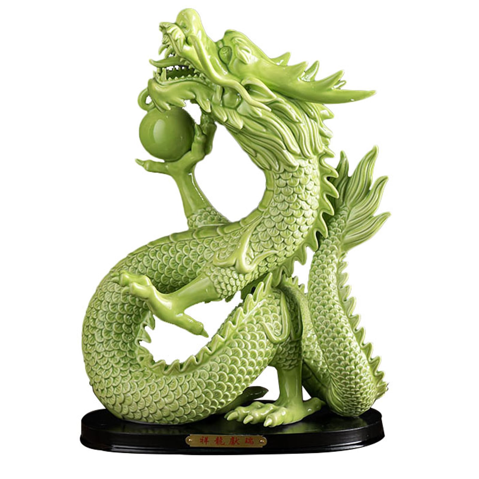Amazon.de: Chinesische Feng Shui Drachenstatue,2024 Neujahr Feng 