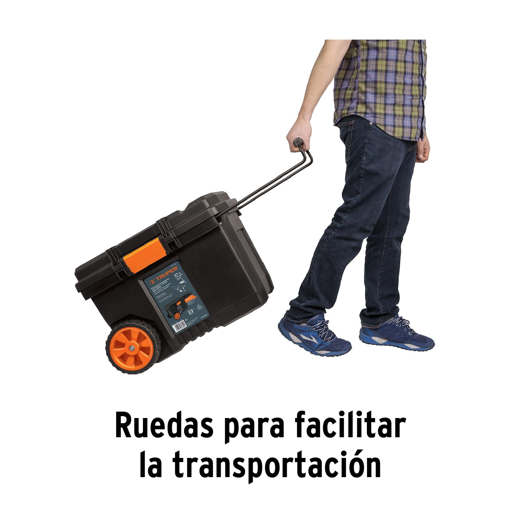 Caja para herramientas con ruedas
