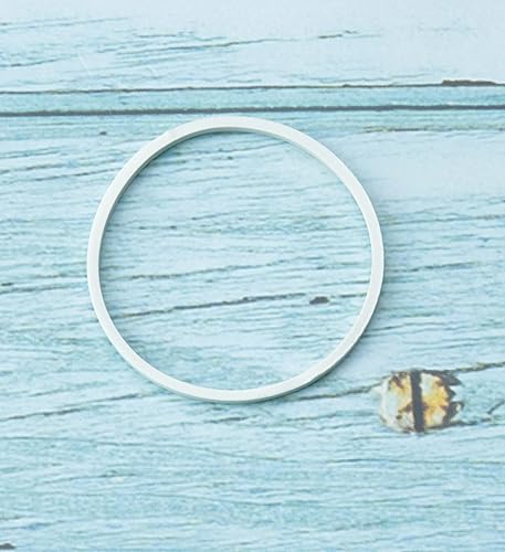 Miniatura 3 de Ruwado 200 bandas de goma de 1 pulgada de diámetro interior, color blanco, elásticas y resistentes, para el hogar, escuela, oficina, suministros de