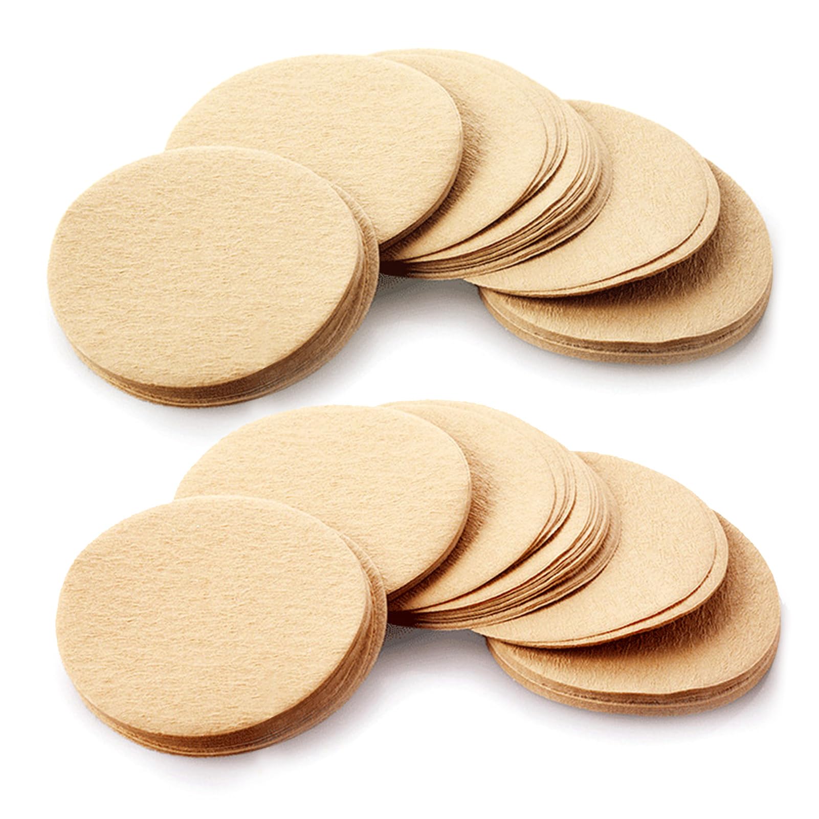500 PCS Coffee Filters for AeroPress, 64mm Unbleached Natural Paper, Compatible Replacement for AeroPress Coffee Makers