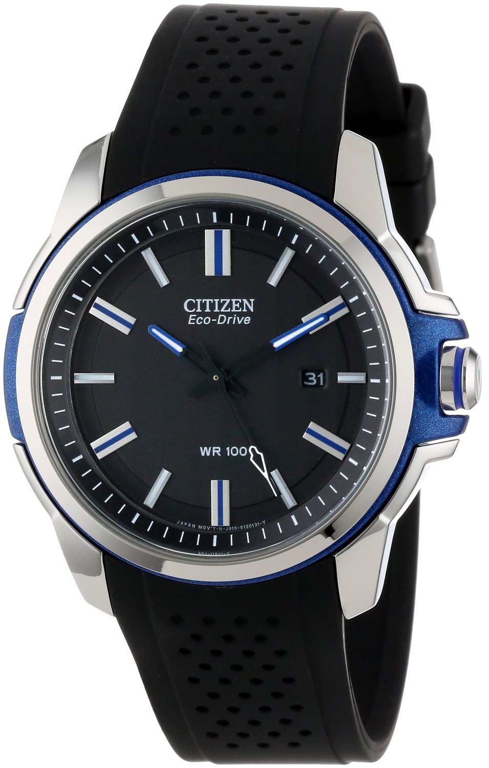 Citizen Eco-Drive Weekender watch on a wrist
