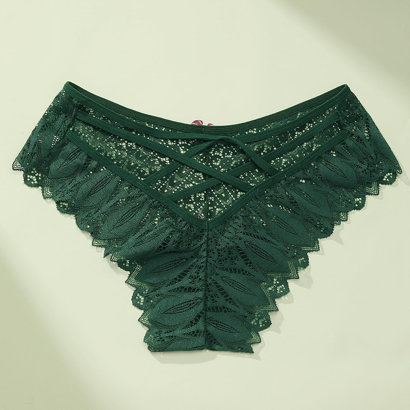 XI LIU 3 Pack Lace Underwear for Women Sexy Cheeky Panties for Women Lace Soft Breathe Briefs - Image 7