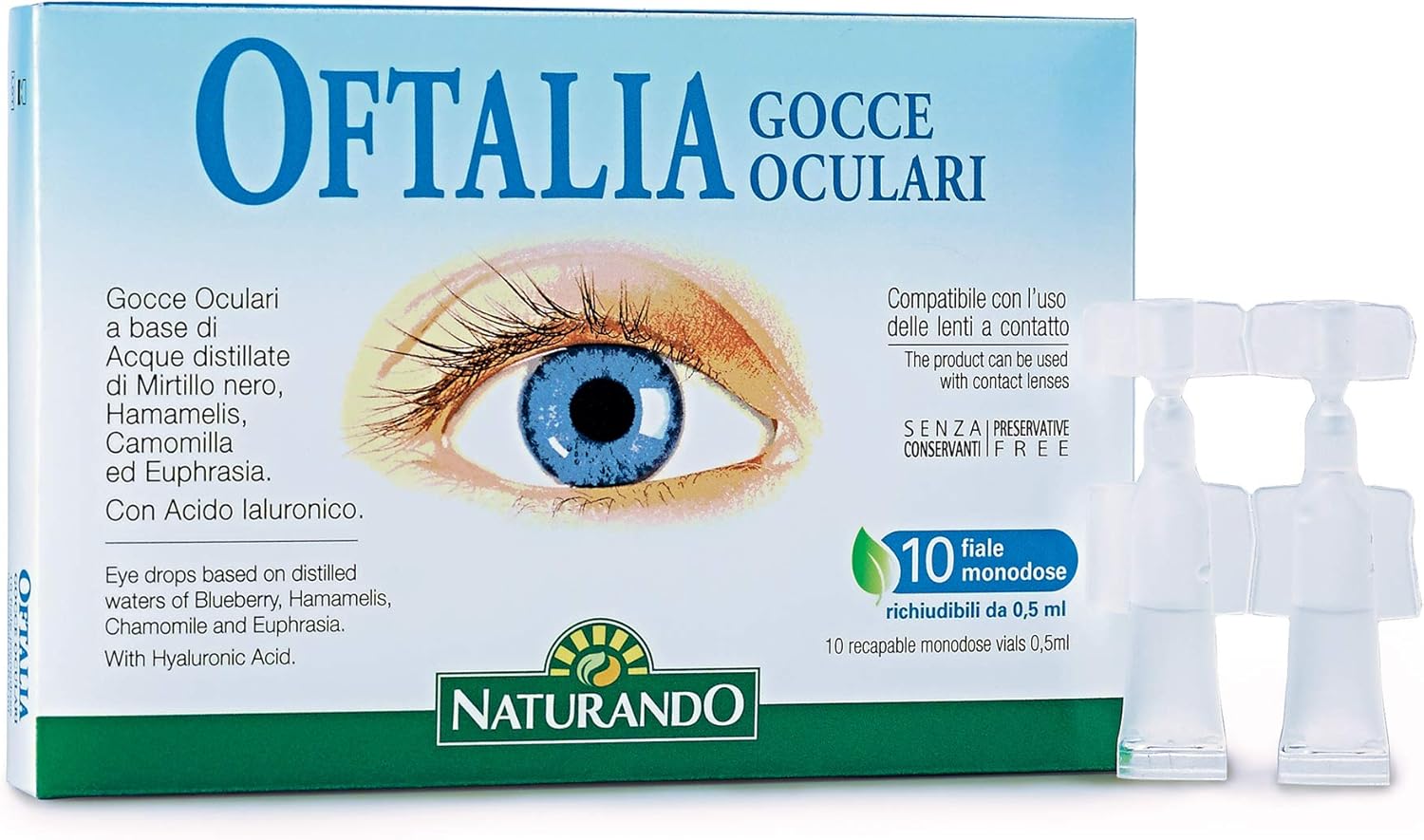 collirio per occhi secchi senza conservanti