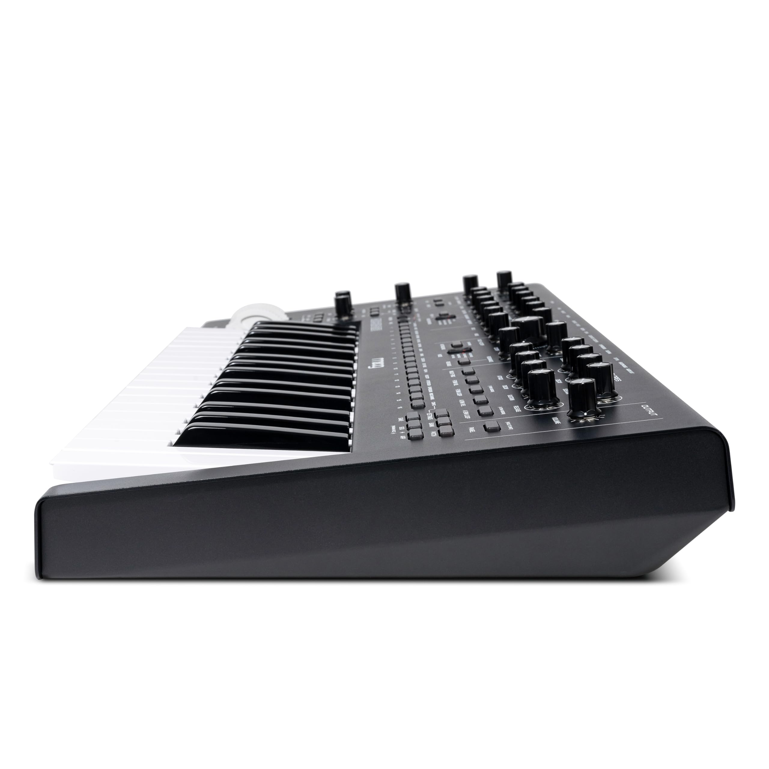 MOOG Messenger - Synthétiseur Monophonique Analogique Nouvelle Génération avec Clavier 32 Touches, Séquenceur 64 Pas, 256 Préréglages et Compensation RES BASS