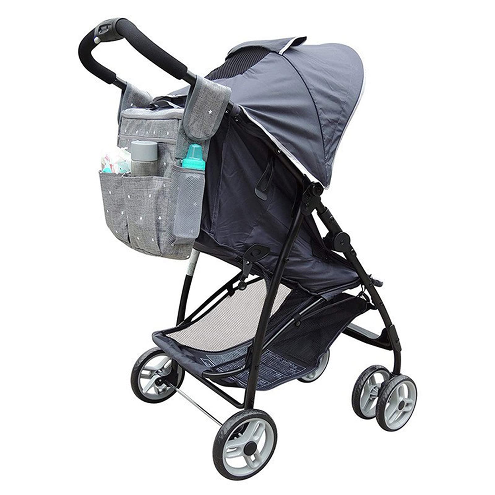 Bolsa de Mochila para Silla de Ruedas, Bolsa de Almacenamiento para Scooter de Movilidad, Bolsa de Transporte para Andador con múltiples Bolsillos para cestas para Personas Mayores