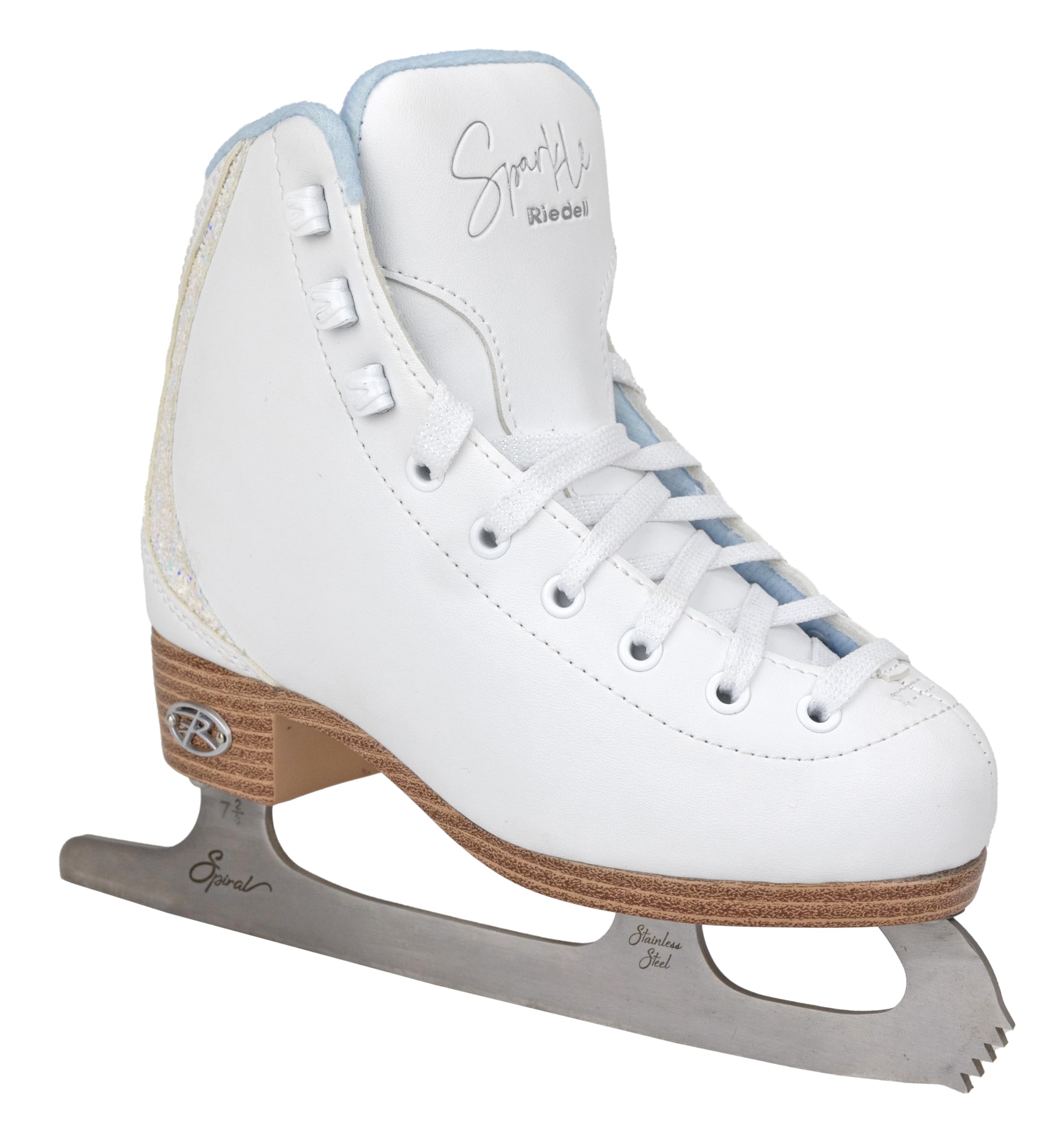 Riedell Sparkle Ice Skates - Recreational Soft Beginner Figure Ice Skates | Snow
