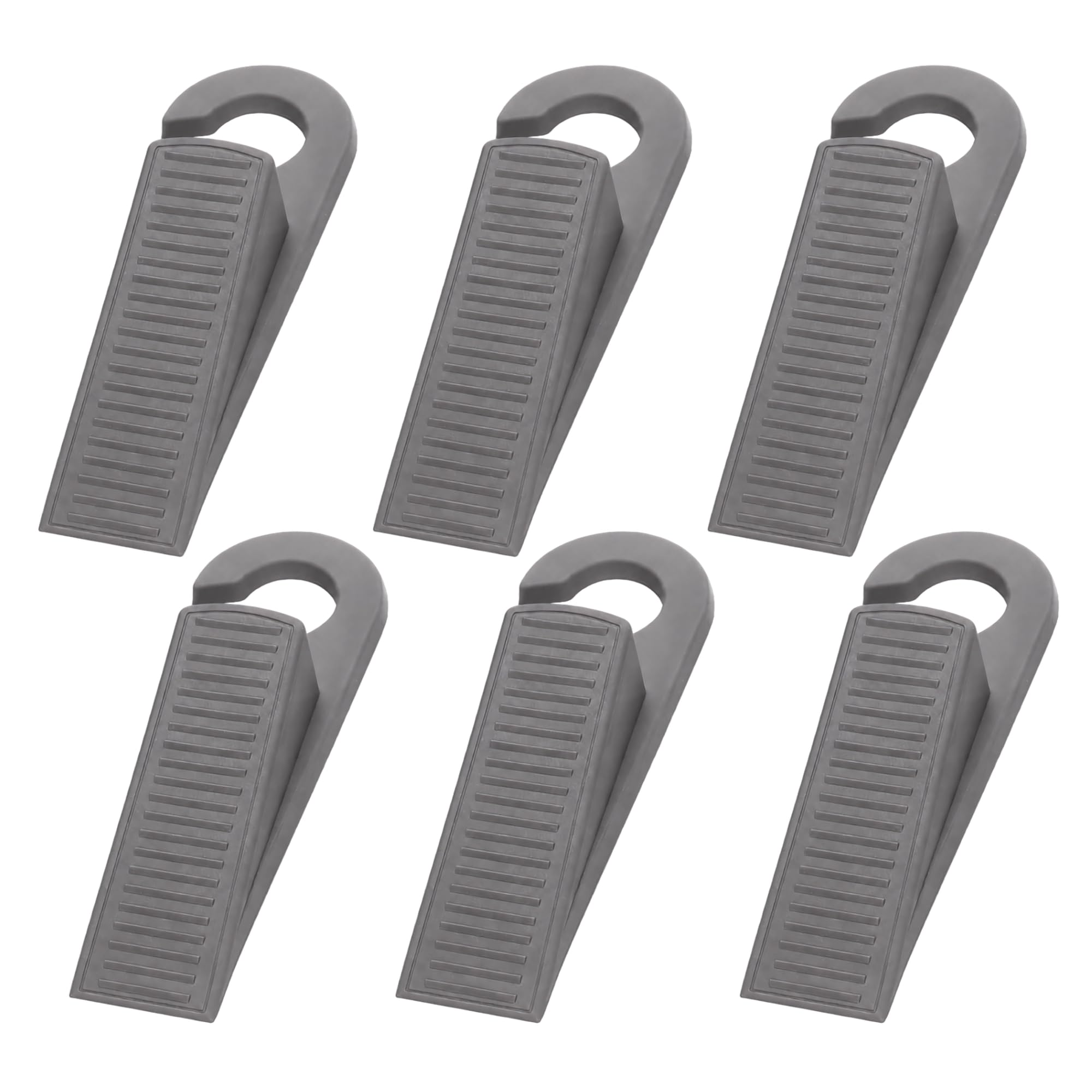 Rubber Door Stopper Wedge Set of 2 | Heavy Duty Anti-Slip Door Stop with Hanging Hook | Non-Slip Rubber Door Holder for Wood, Tile, Marble, Granite & Laminate Floors | Grey, Home & Office Use — Amazon image 8