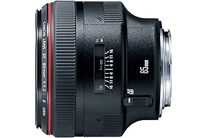 Canon EF 85mm f1.2L II USM Lens for Canon DSLR Cameras - Fixed (Renewed)