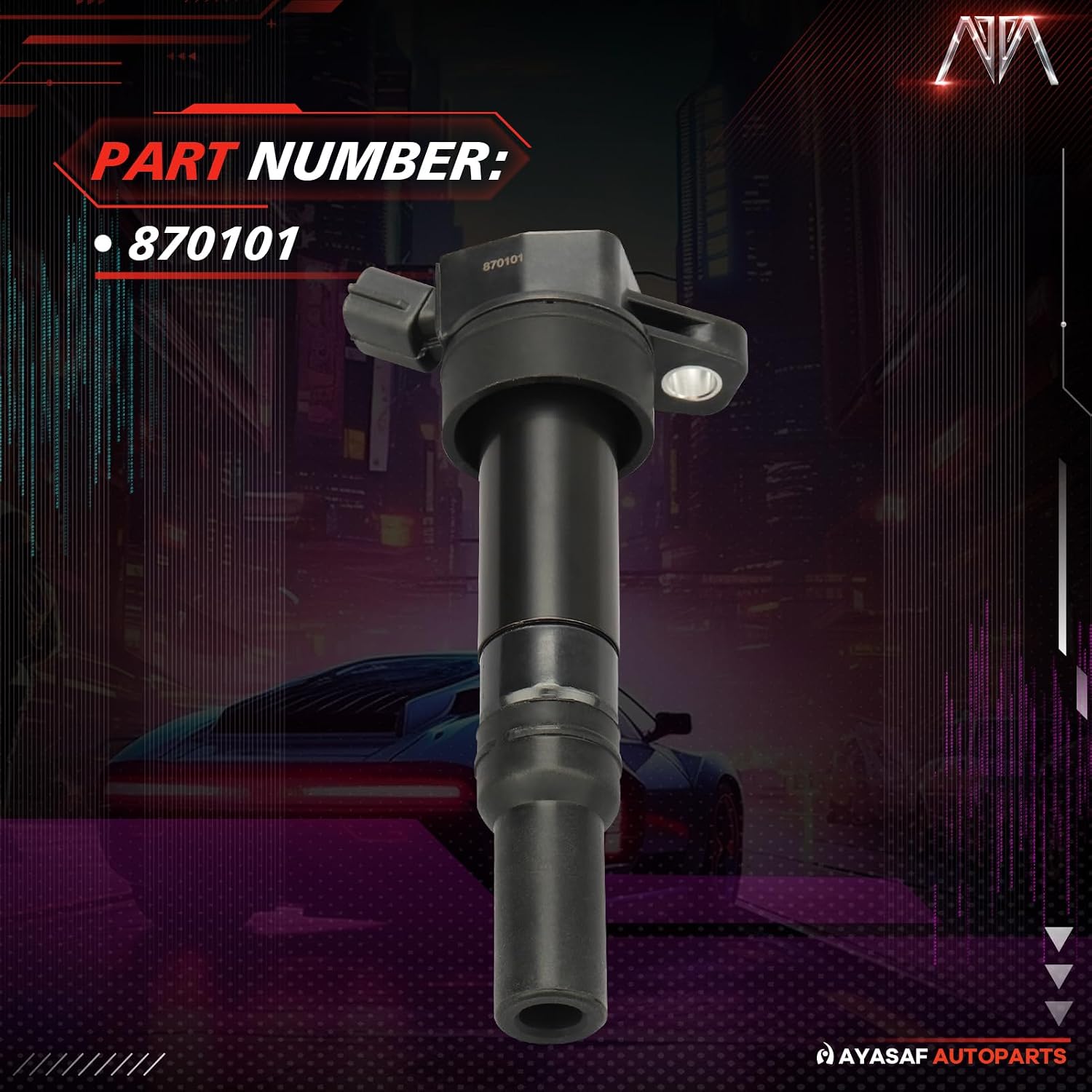 MAYASAF UF651 Ignition Coil [4 Pack,L4] for Hyundai 2014-2020 Tycson/Elantra/Elantra GT / 2011-2016 Elantra 1.8L, for Kia 2012-2019 Soul / 2014-2018 Forte