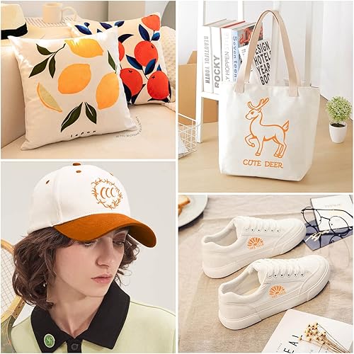 Miniatura 7 de Rollos de vinilo de transferencia de calor, vinilo HTV para planchar de 12 pulgadas x 24 pies para camisas, compatible con todas las máquinas de