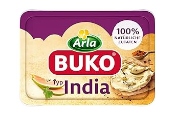 Arla Buko Typ India, Frischkäse, 200g, Mittel : Amazon.de: Lebensmittel ...