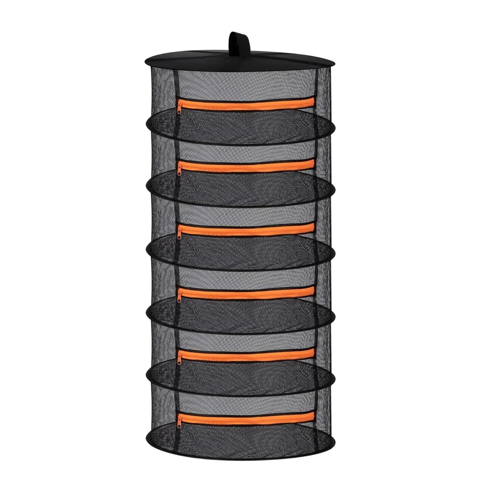 Baynopurin 6 Layer Black Drying Net Grow Tent Flower Seed Hanging Mesh Dryer Basket