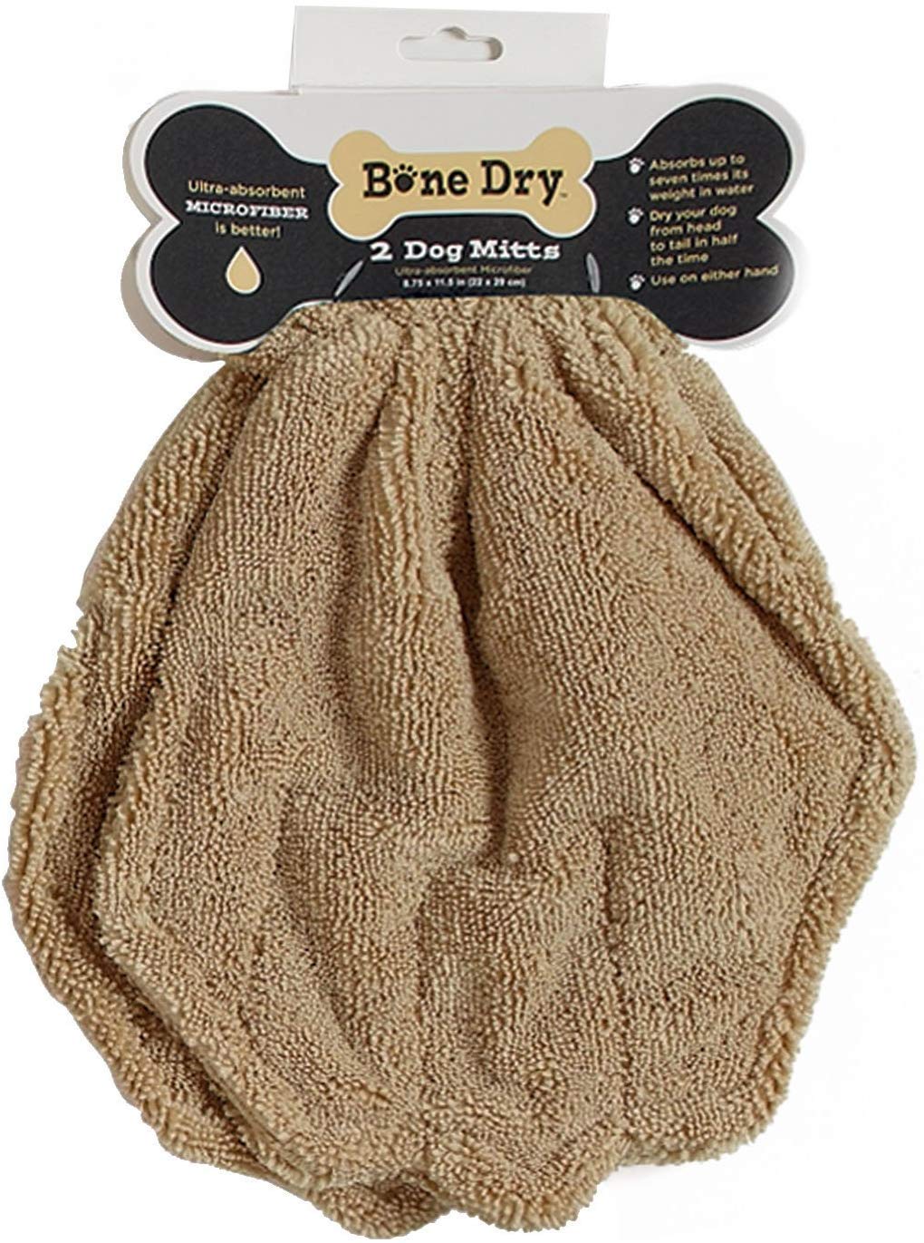Microfiber Dog Drying Mitts 2 pack Amazon.in Pet Supplies