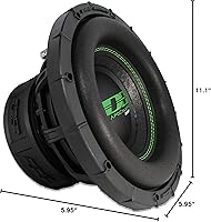 Vista 6 de Deaf Bonce Car Audio SA2510-D1 - Subwoofer de graves Apocalypse Dual 1 Ohm 1600W