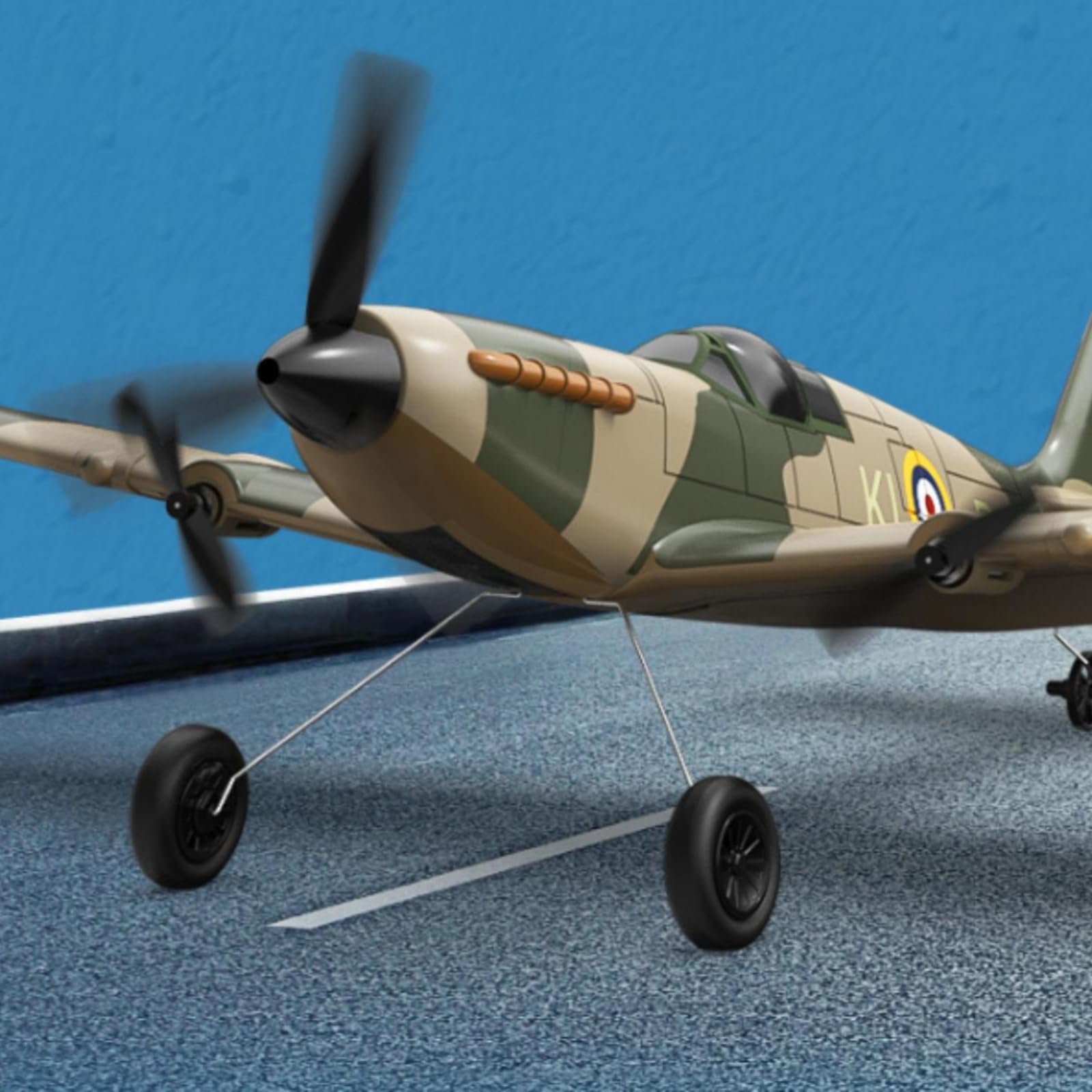 Colcolo Ferngesteuertes Modellflugzeug ferngesteuert Schaumstoff-Modellflugzeug militärisch Hobbygerät, 76206