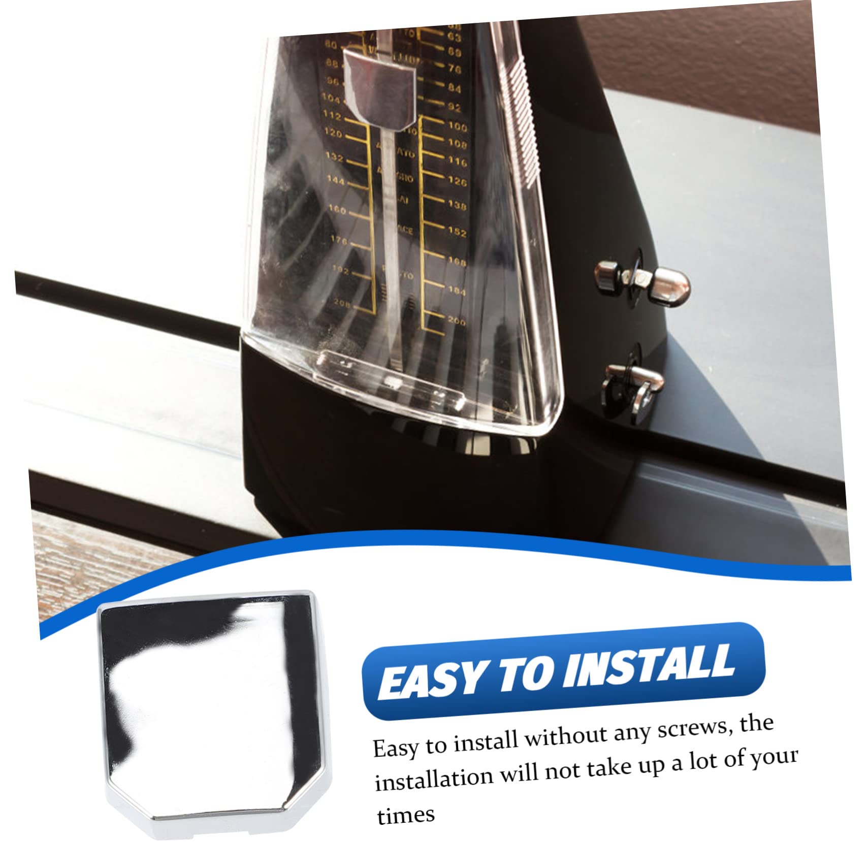 Totority 4pcs Metronome Swing Block Piano Metronome Slider Easy to Install and Clean