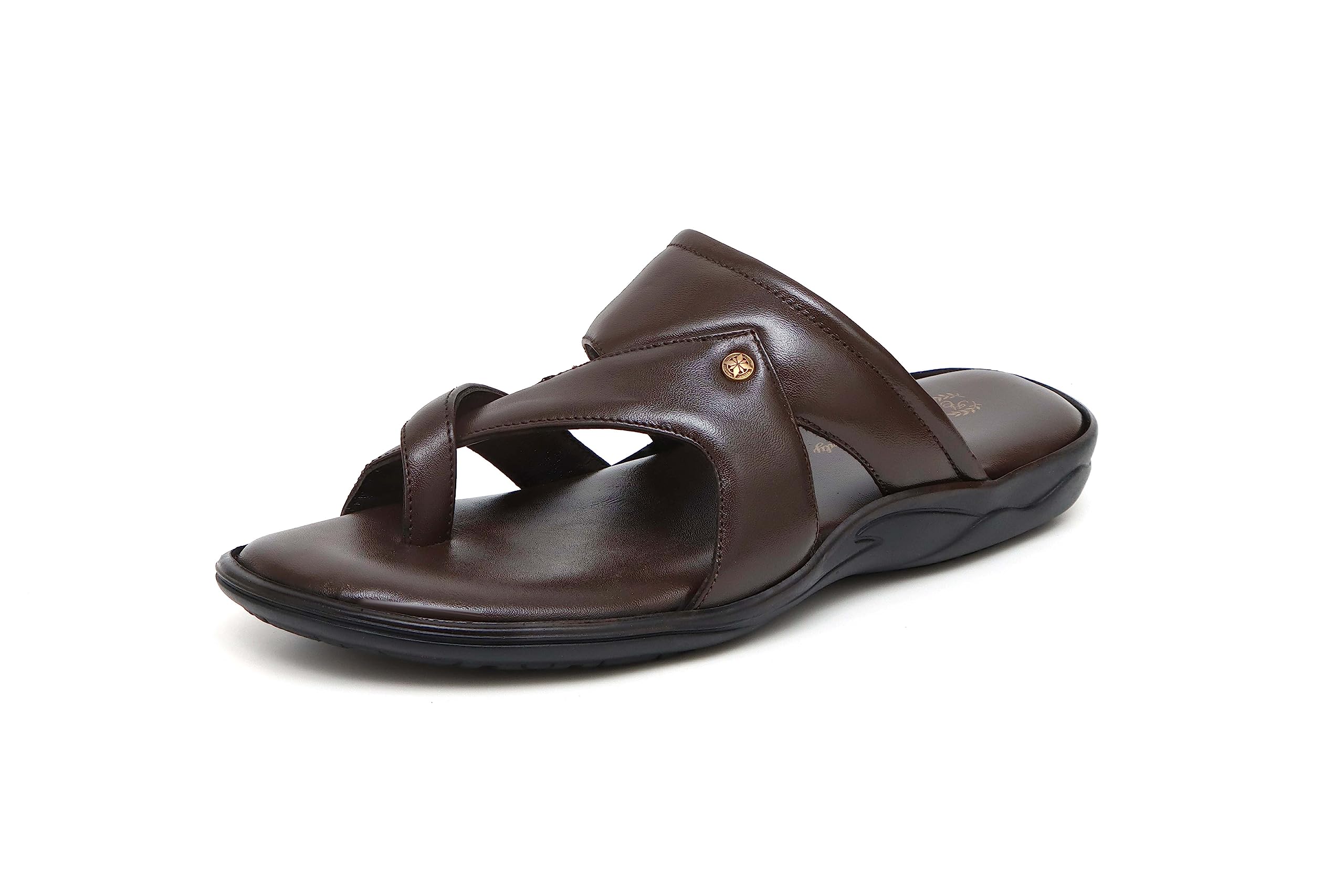 Heels County Mens Brown Comfotable Original Leather Slippers- 7 UK (B0C9PW51QF) Amazon Price History, Amazon Price Tracker