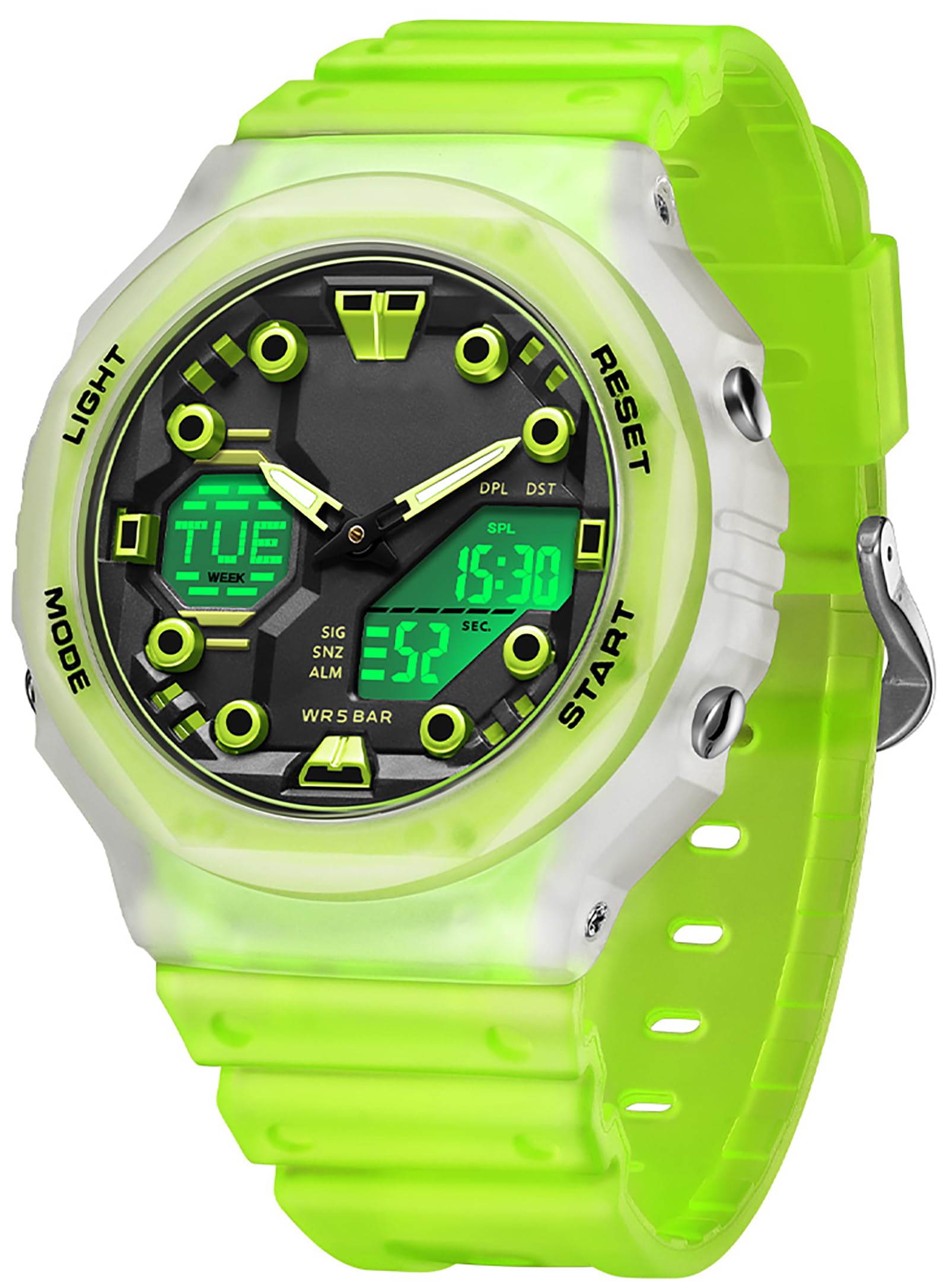 findtime Armbanduhr Damen Kinder Uhr Teenager Mädchen Buntfa