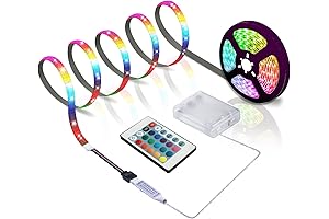 Battery Operated LED Strip Lights with Remote Control