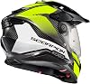 Casco de motocicleta ScorpionEXO XT9000 de fibra de carbono, integral, para aventura, con visor preparado para Pinlock, bolsillos para altavoces listos para Bluetooth, DOT ECE Trailhead (Alta visibilidad - Talla L) 7