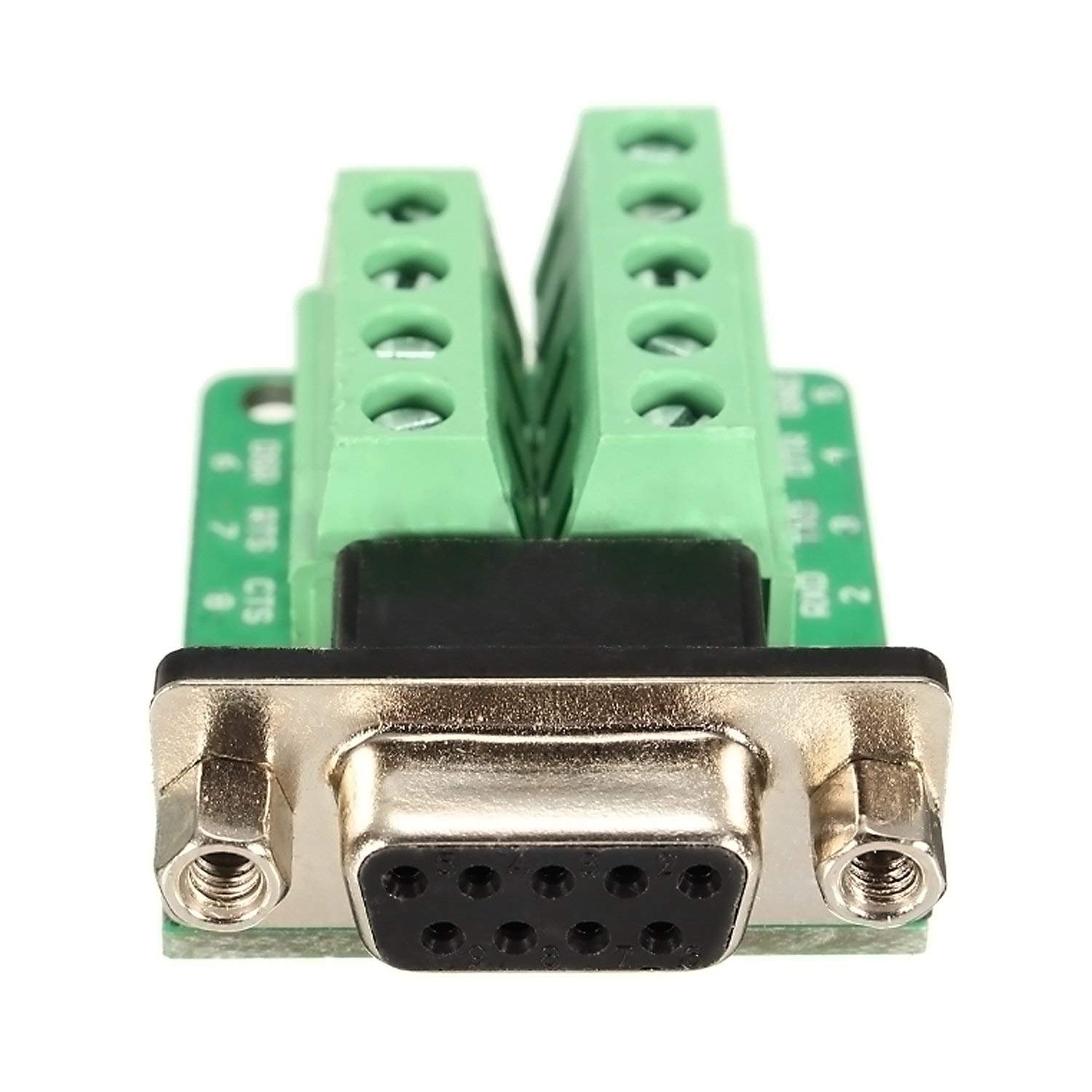 KEESIN DB9 9pin Female Adapter RS232 Serial Port Interface Breakout