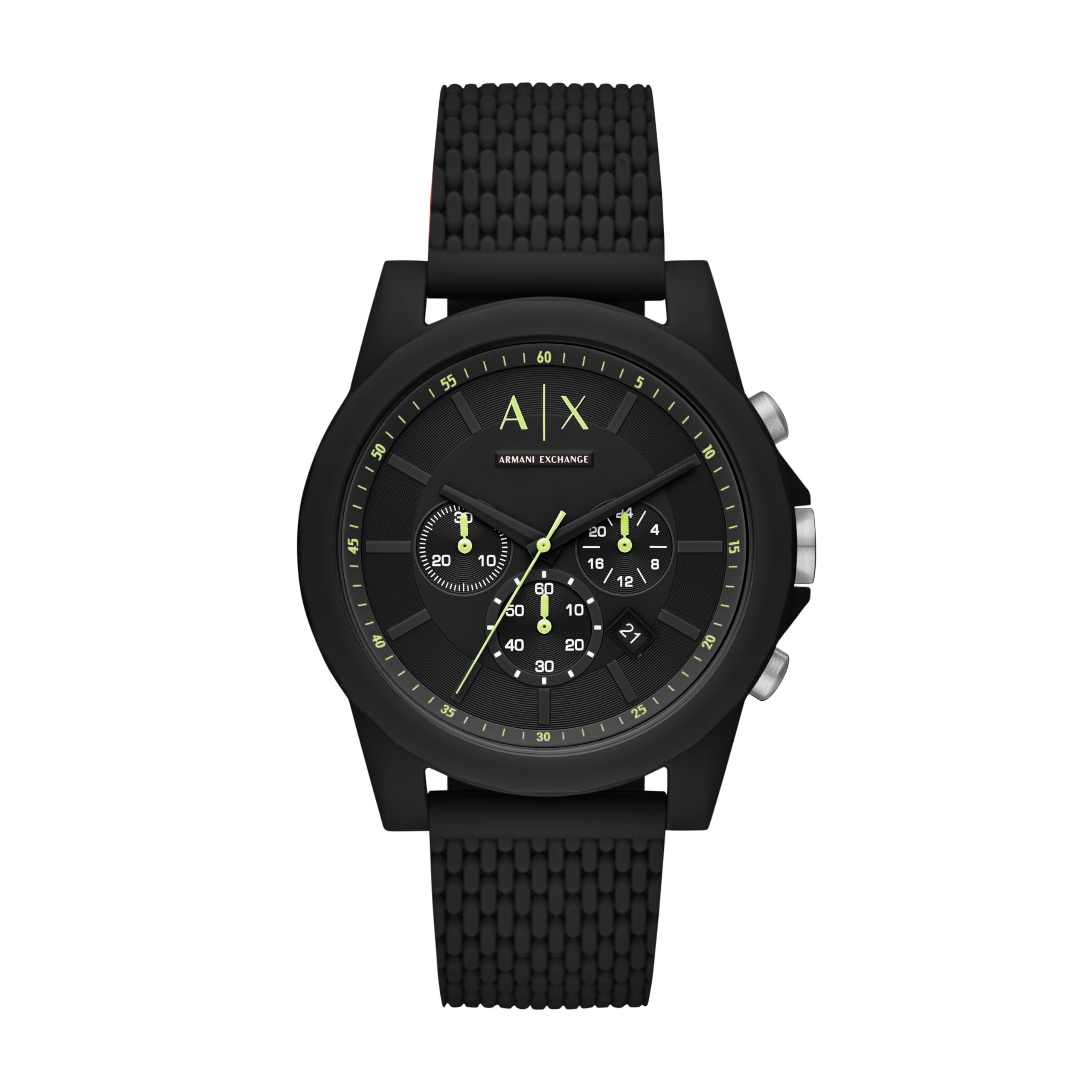 A｜X ARMANI EXCHANGEAX Chronograph Watch for Men with Leather, Stainless Steel or Silicone Band