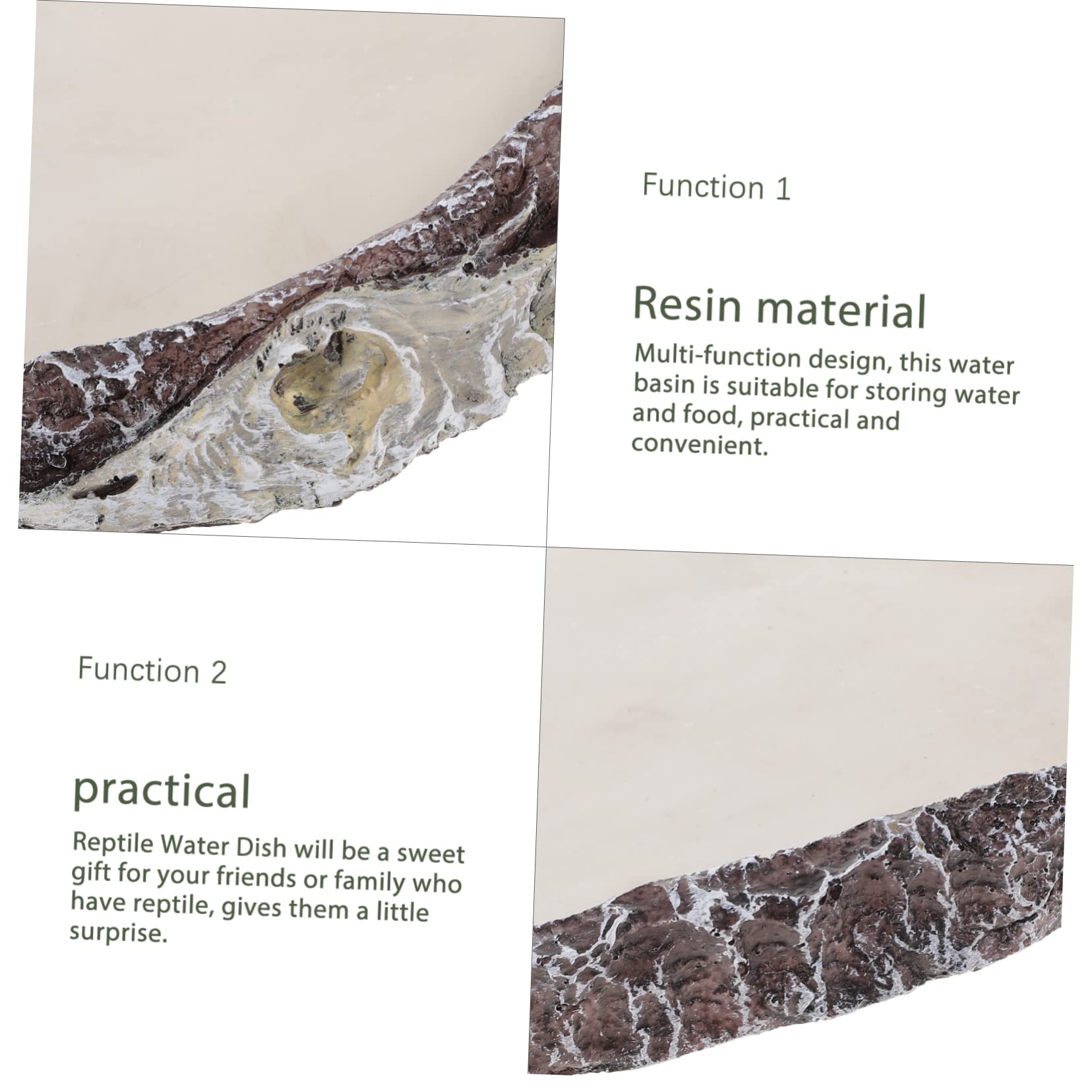 Amazon | MARMERDO トカゲヘビの水盤 蛇の水入れ タンクディッシュ