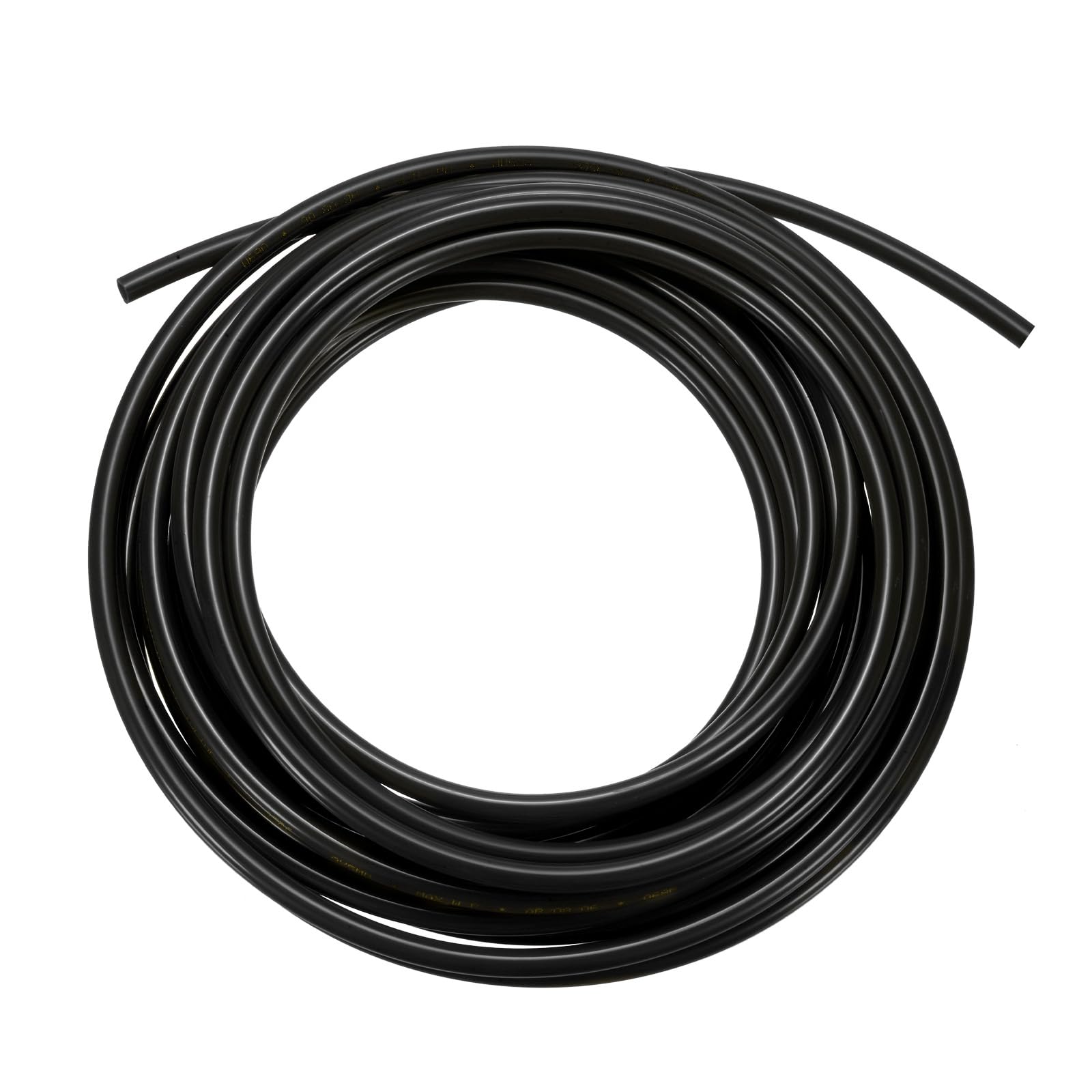 Tuyau pneumatique en polyuréthane 5mm raccord compresseur air tube fluide gaz 10m noir