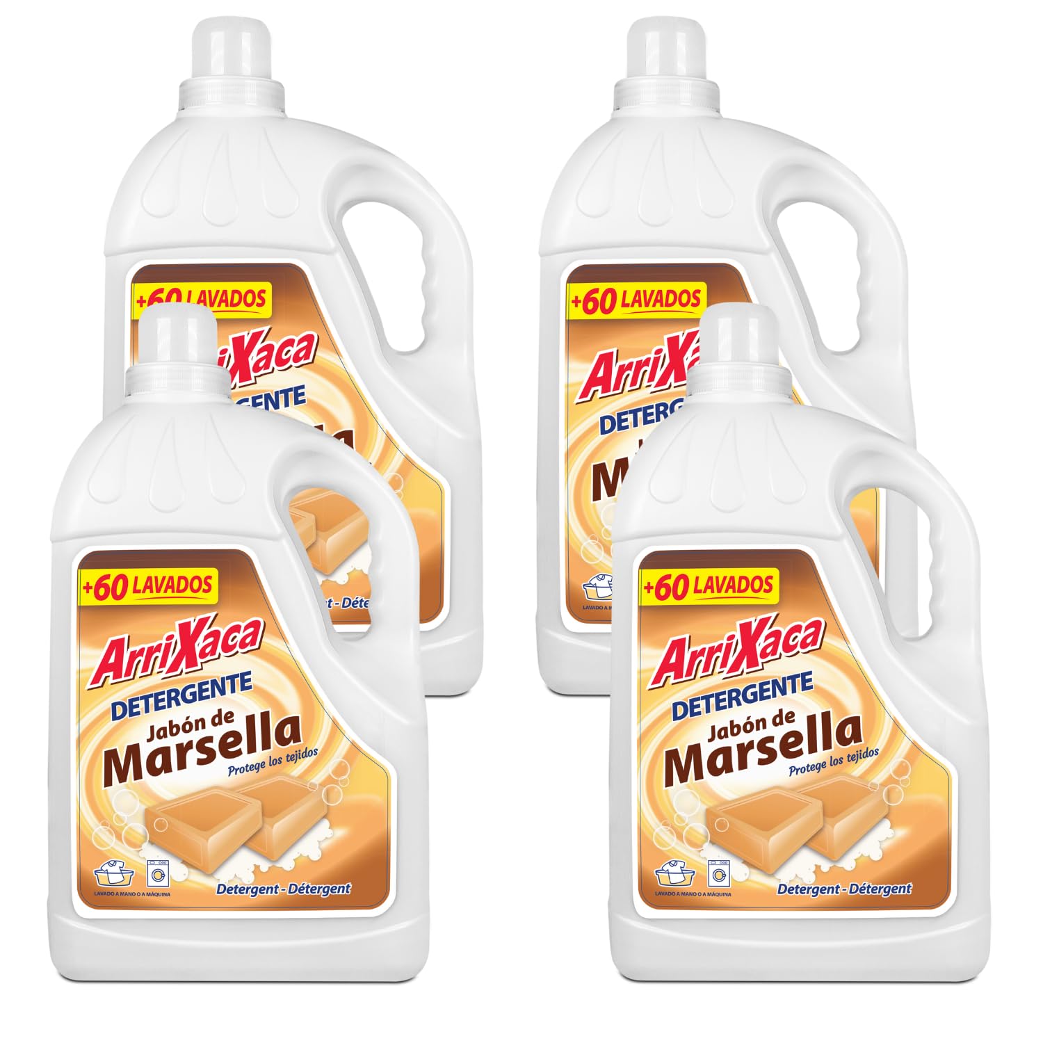 Detergente Líquido para Lavadora Jabón de Marsella 20 Litros - Más de 60 Lavados Garantizados | Más de 60 Lavados Garantizados
