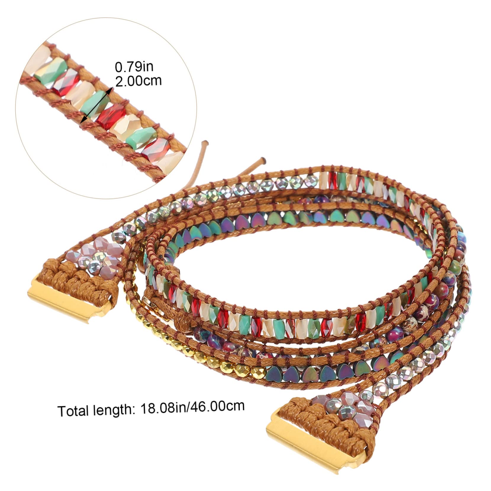 Uonlytech 2pièces Bracelet Naturel Pour Montre Compatible Avec Sangle Créative Et Élégante Confort Supérieur Et Facile à Installer