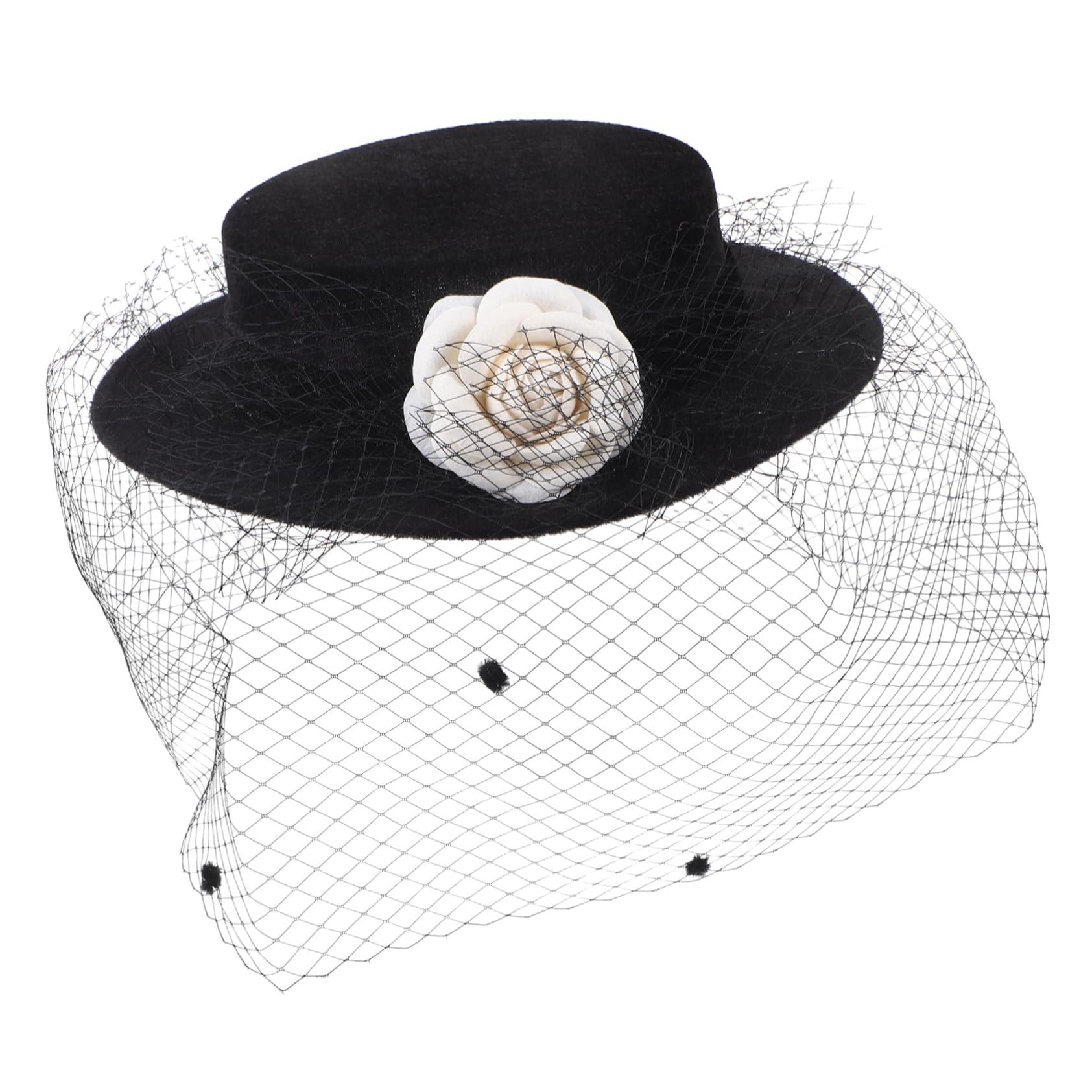 Chapeau de femme à large bord chic Homoyoyo : ne manquez plus jamais d'élégance en fête - 8
