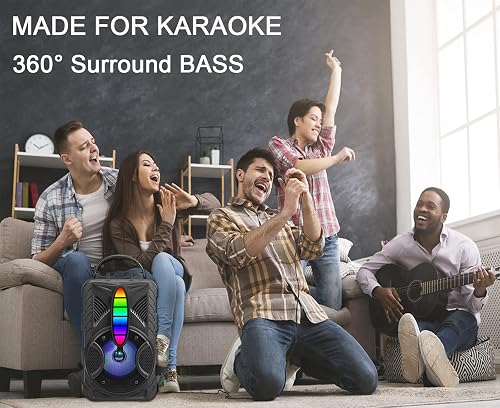 Mini Altavoz Bluetooth De Conducción Ósea Con Luces RGB | Portátil De 3W, Convierte Cualquier Superficie En Altavoz | Regalo Original
