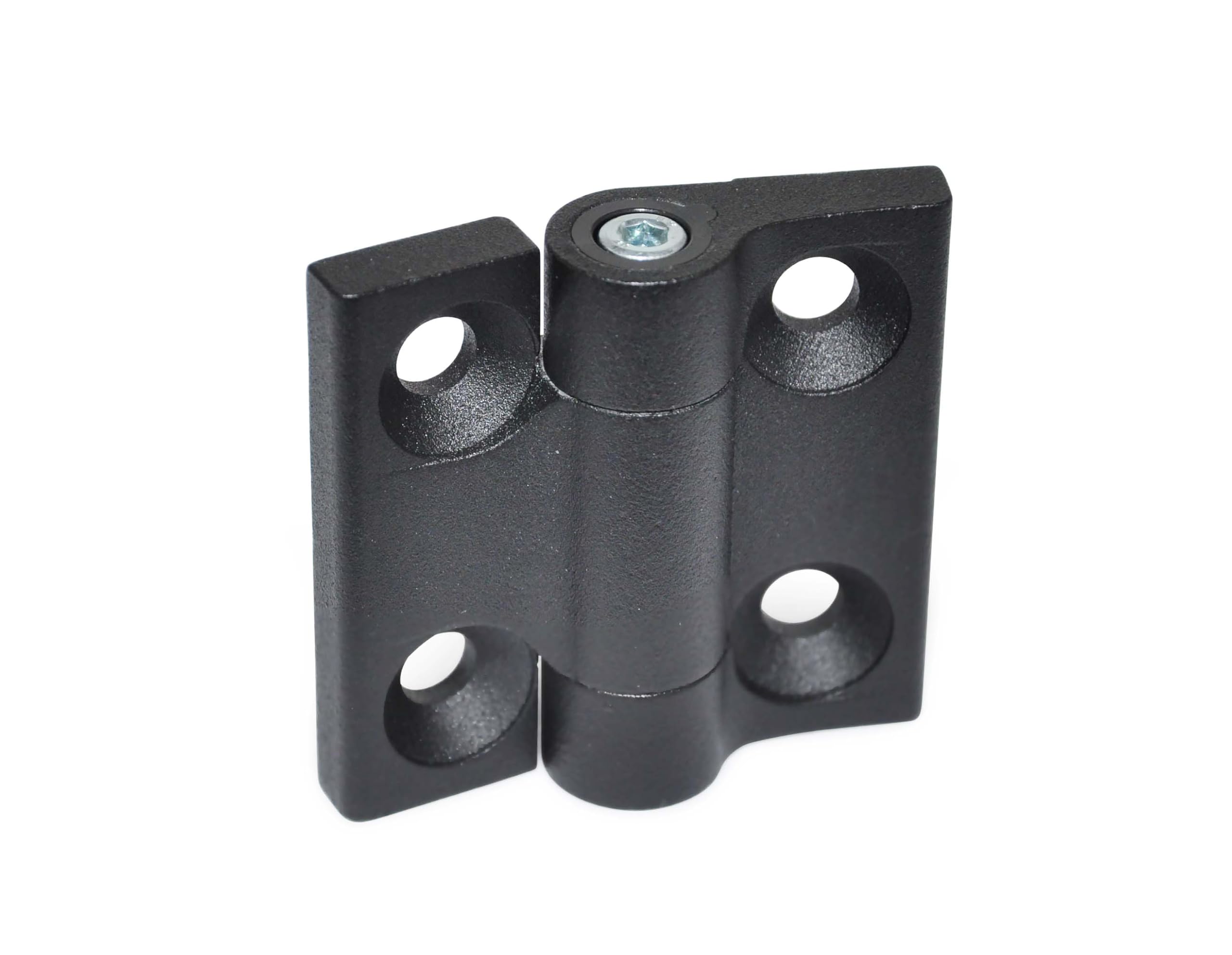 Ganter Normelemente Cerniere | frizione regolabile | coppia regolabile | resistenza all'attrito | GN 437-ZD-40-40-A-SW | zinco pressofuso | 40 x 40 mm