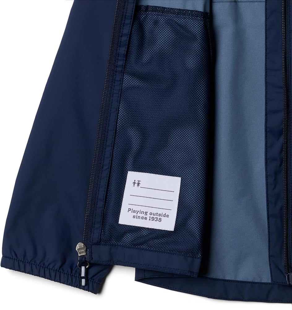 Columbia Glennaker Rain Jacket Giacca Impermeabile, Rosso, S Bambino