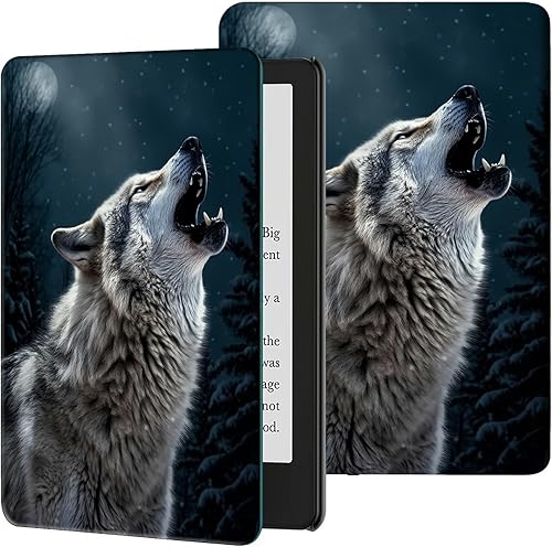 Vista 38 de Funda para Kindle de 6 pulgadas (11.ª generación, versión 2024/2022) delgada de piel sintética, ajustable, multiángulo, Smart Shell con función