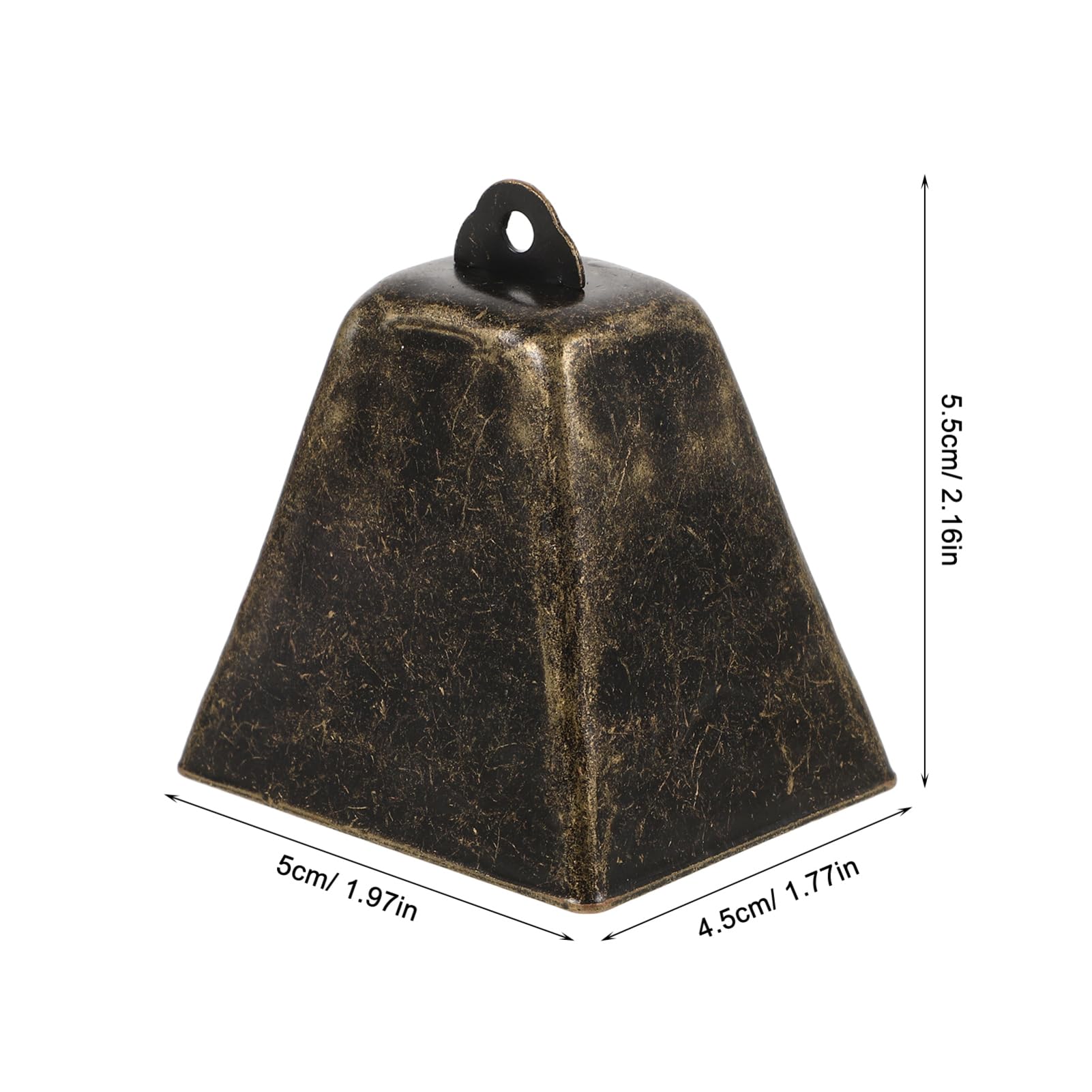 LIFKOME Metal Cow Bell for Dogs Loud Lost Cattle Bell Durable Noise Maker for Pets for Training and Crafting for Outdoor Use and Projects