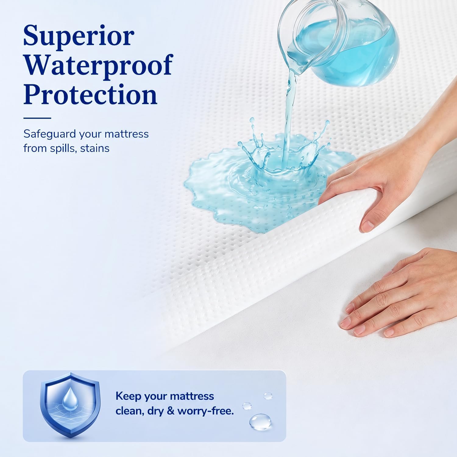 King Tencel Mattress Protector Premium Waterproof Mattress Protector