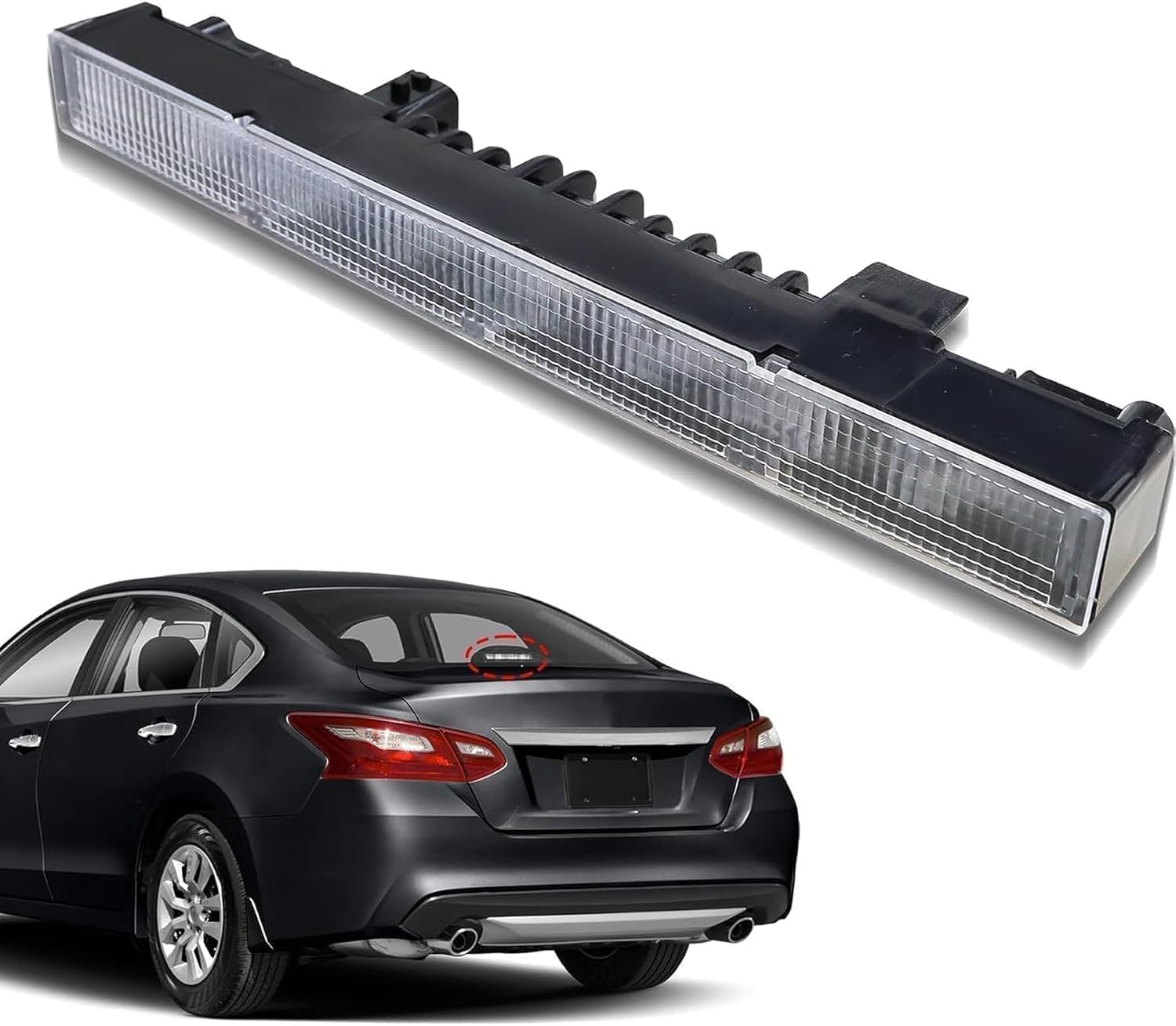 265903RA0A 3Rd High Mount Stop Brake Lights Fit for Nissan Altima 2014-2018, Sentra 2012-2018, LED Third Center Cargo Reverse Rear Brake Light Bar Taillight Replace 265903-RA0A