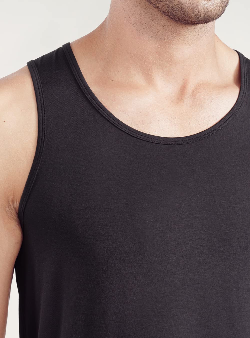 DAVID ARCHY Herren Unterhemden Tshirt Tanktop Business Lässig Bambusfaser Weich Seidig Kurzarm Ärmellos Atmungsaktiv Weste Unterhemd T-Shirt Männer Unterziehshirt Tailliert 3/5er Pack